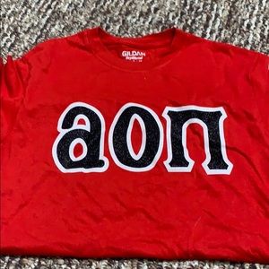 AOII screen print shirt